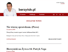Tablet Screenshot of forum.bierzynski.pl